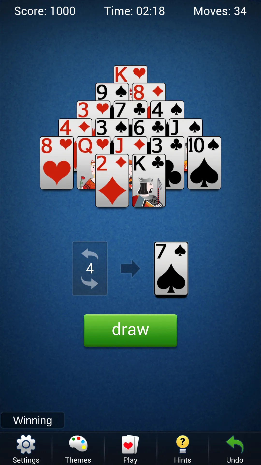 Pyramid Solitaire - Card Games | Indus Appstore | Screenshot