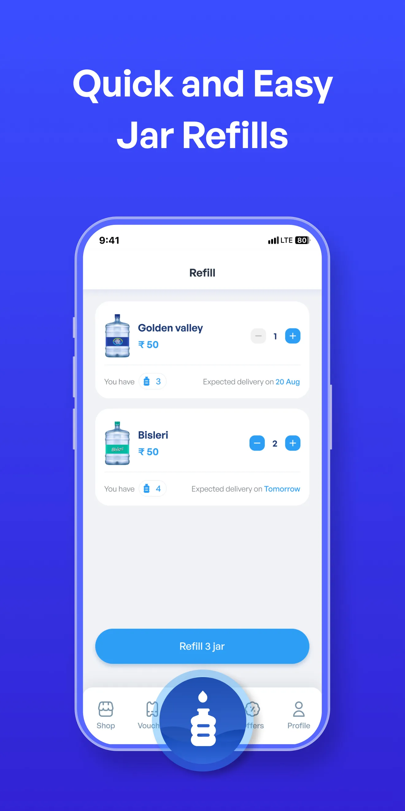 Agua India-Water Delivery App | Indus Appstore | Screenshot