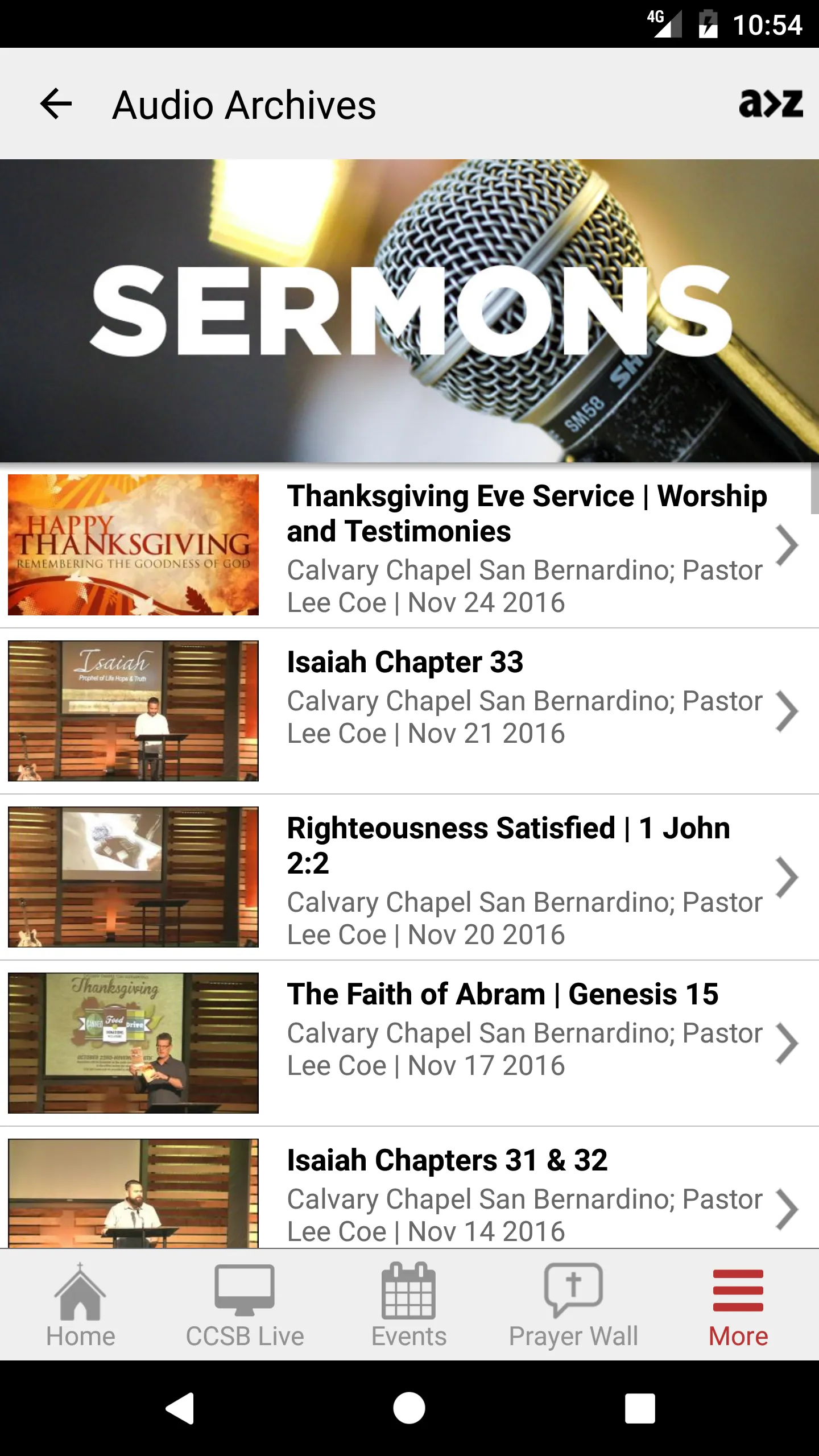 Calvary Chapel San Bernardino | Indus Appstore | Screenshot