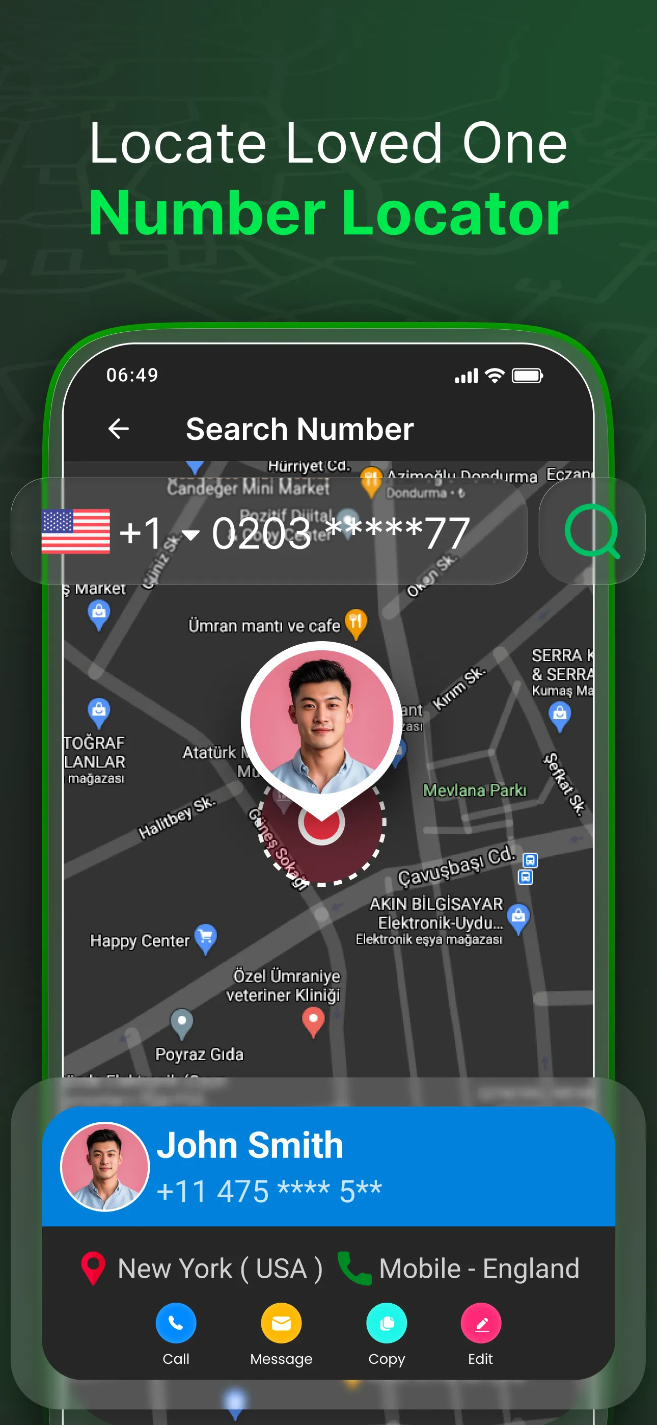 Number Locator: Call Location | Indus Appstore | Screenshot