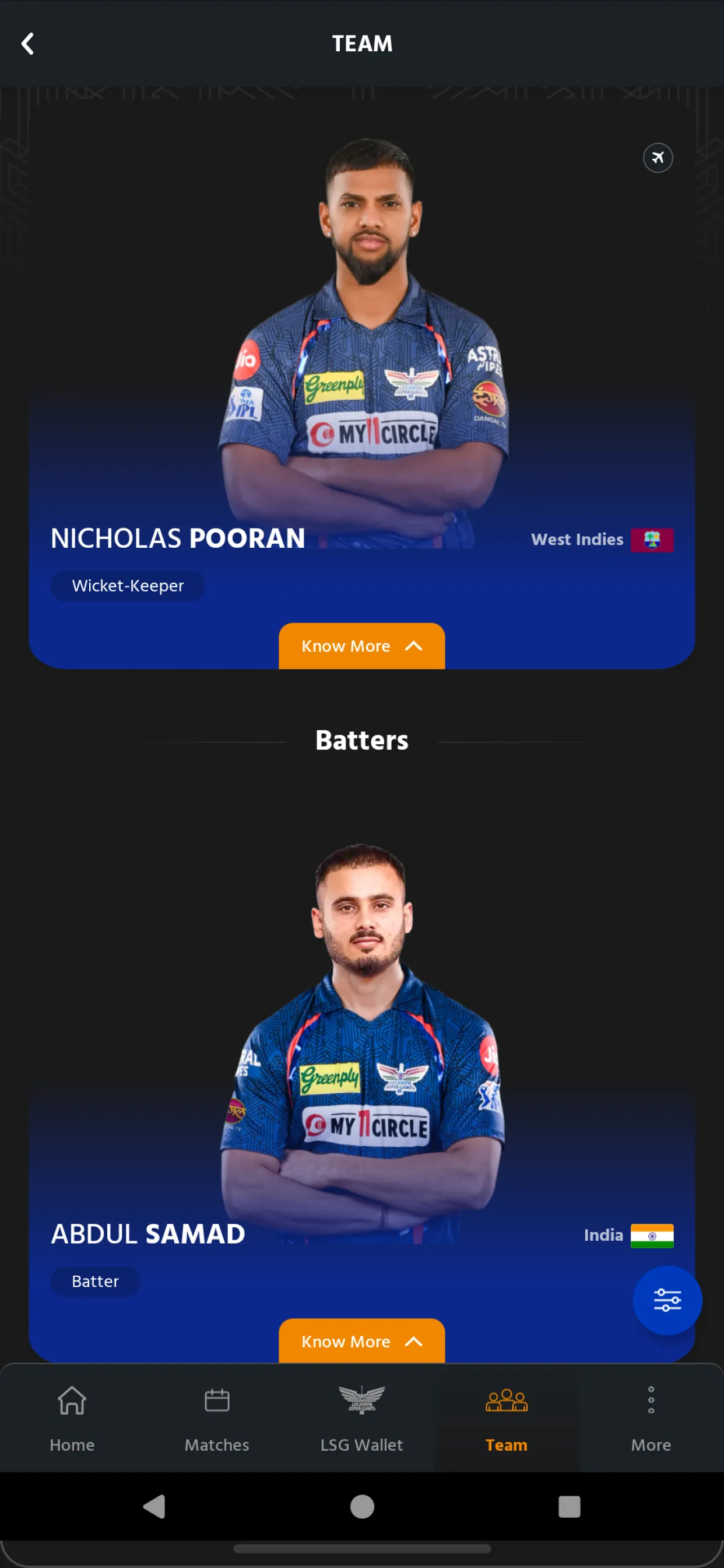 Lucknow Super Giants | Indus Appstore | Screenshot