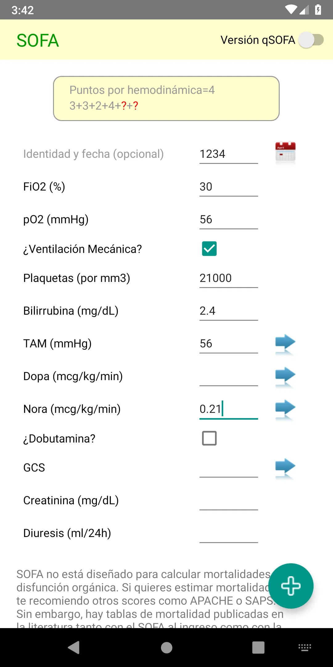 Calculadora SOFA | Indus Appstore | Screenshot