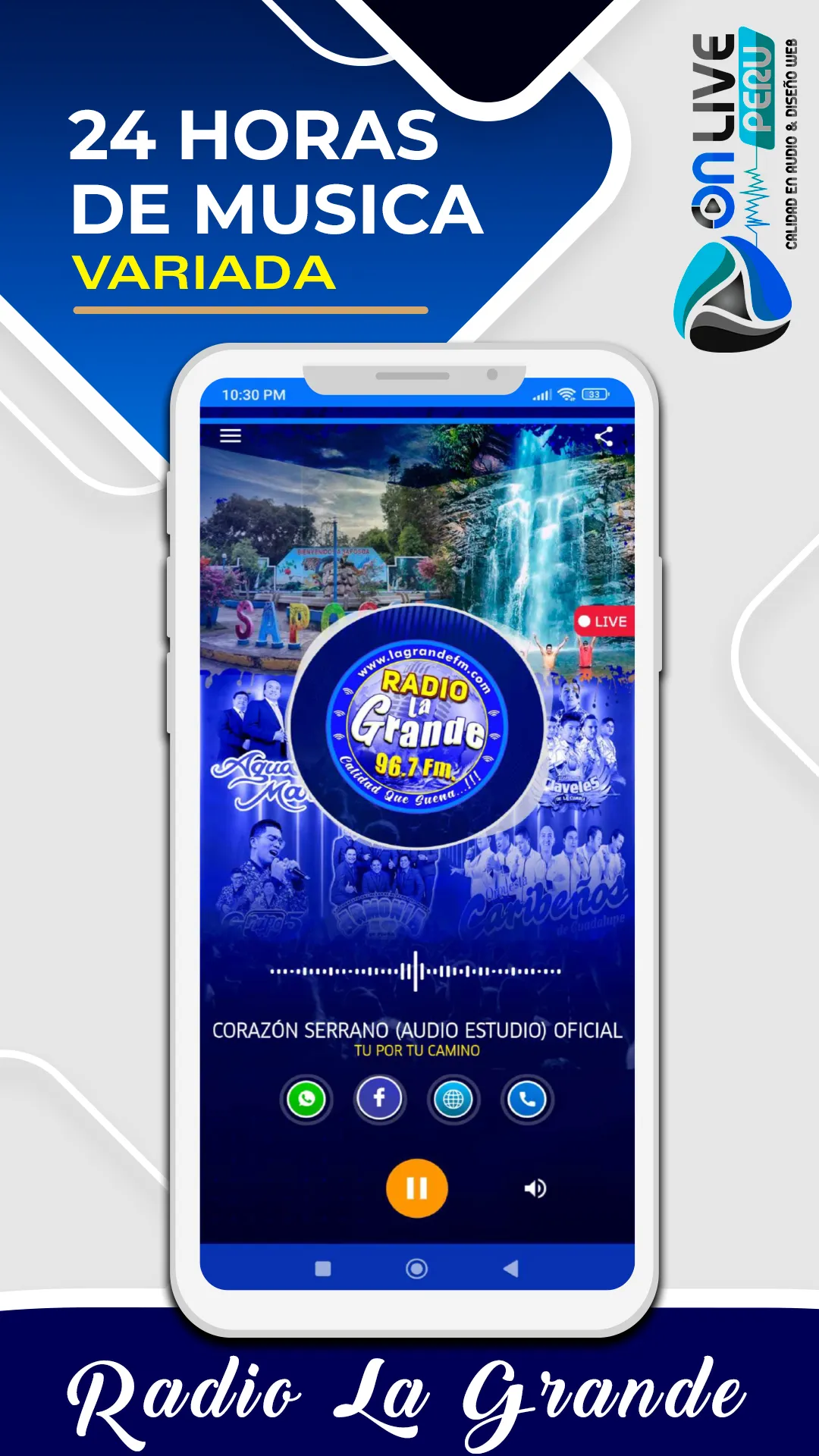 RADIO LA GRANDE - SAPOSOA | Indus Appstore | Screenshot