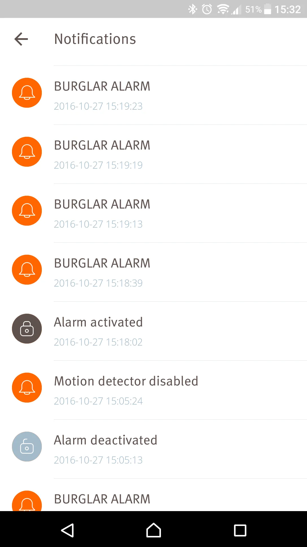 Egardia Alarm System App | Indus Appstore | Screenshot