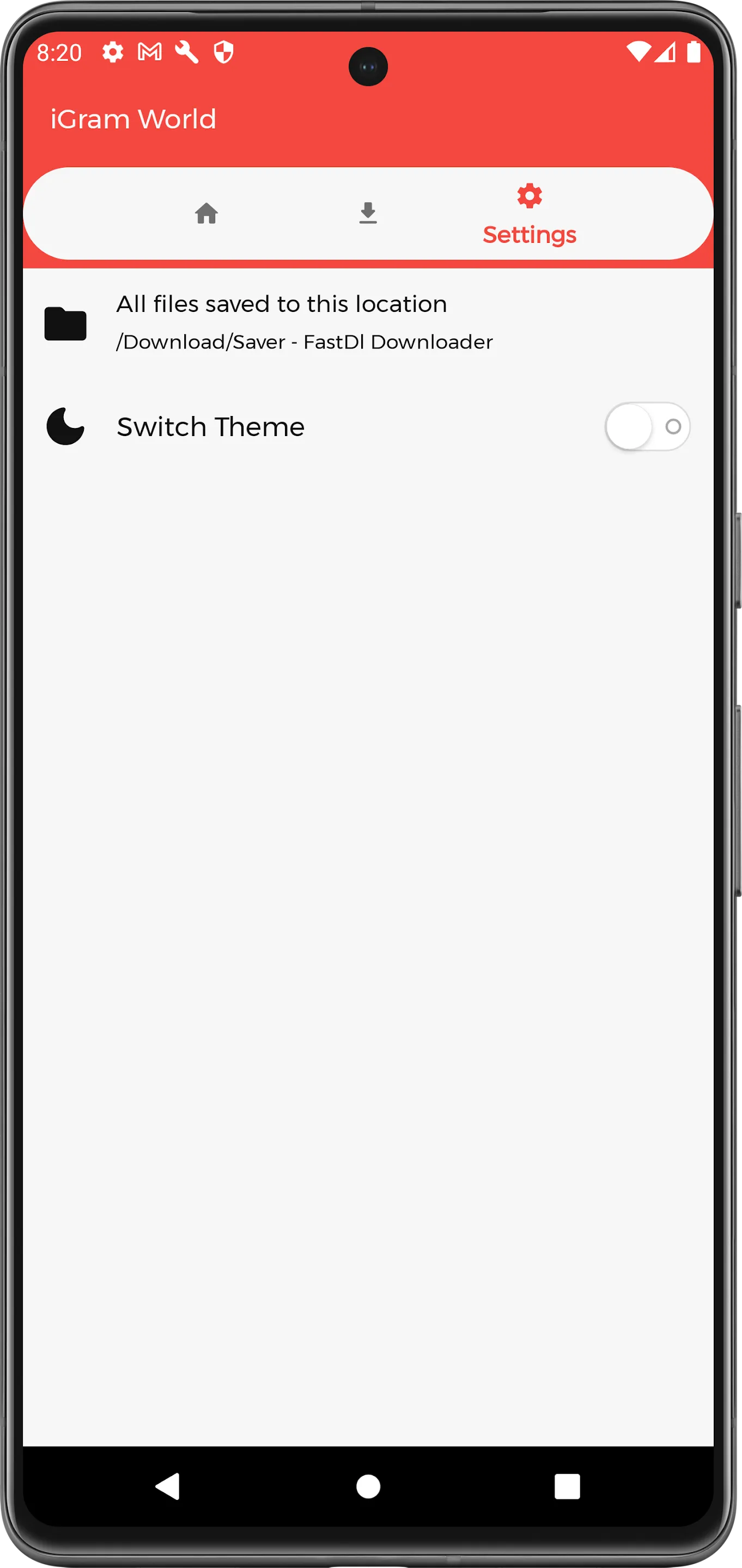 iGram World Video Downloader | Indus Appstore | Screenshot