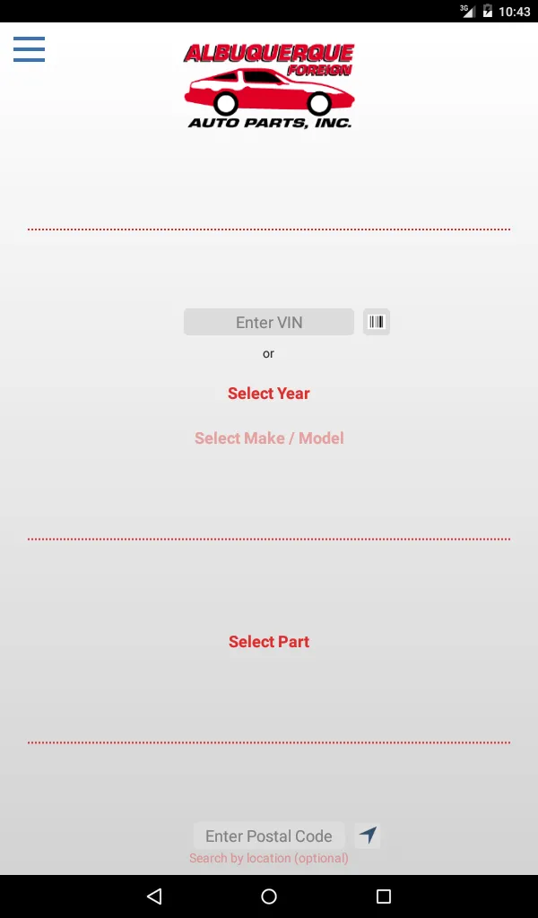 Albuquerque Foreign Auto Parts | Indus Appstore | Screenshot