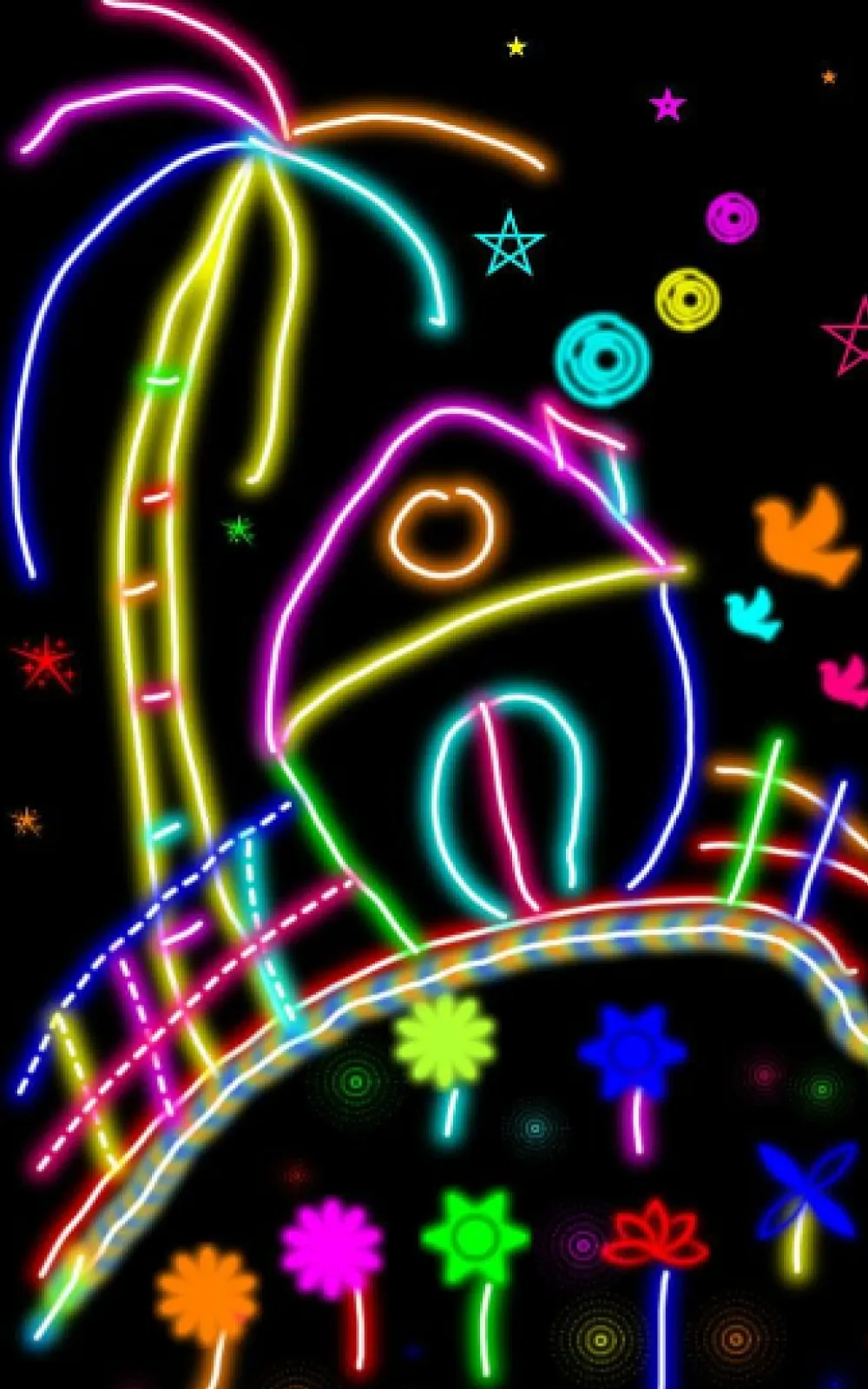 Glow Doodle Art - Color & Draw | Indus Appstore | Screenshot