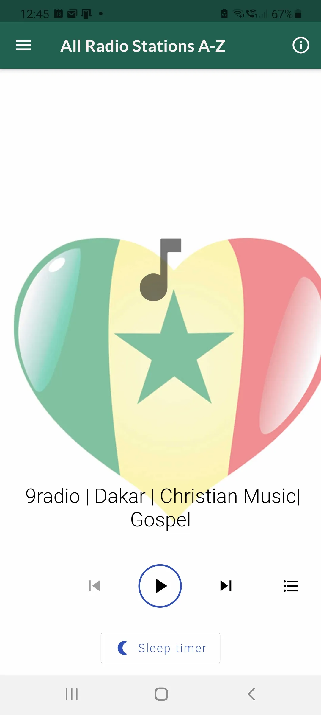 Senegal Radio Stations | Indus Appstore | Screenshot