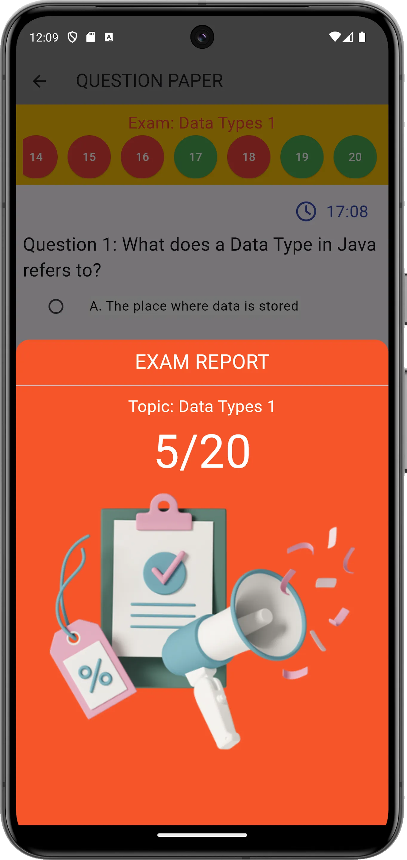 Java MCQ for Interviews | Indus Appstore | Screenshot