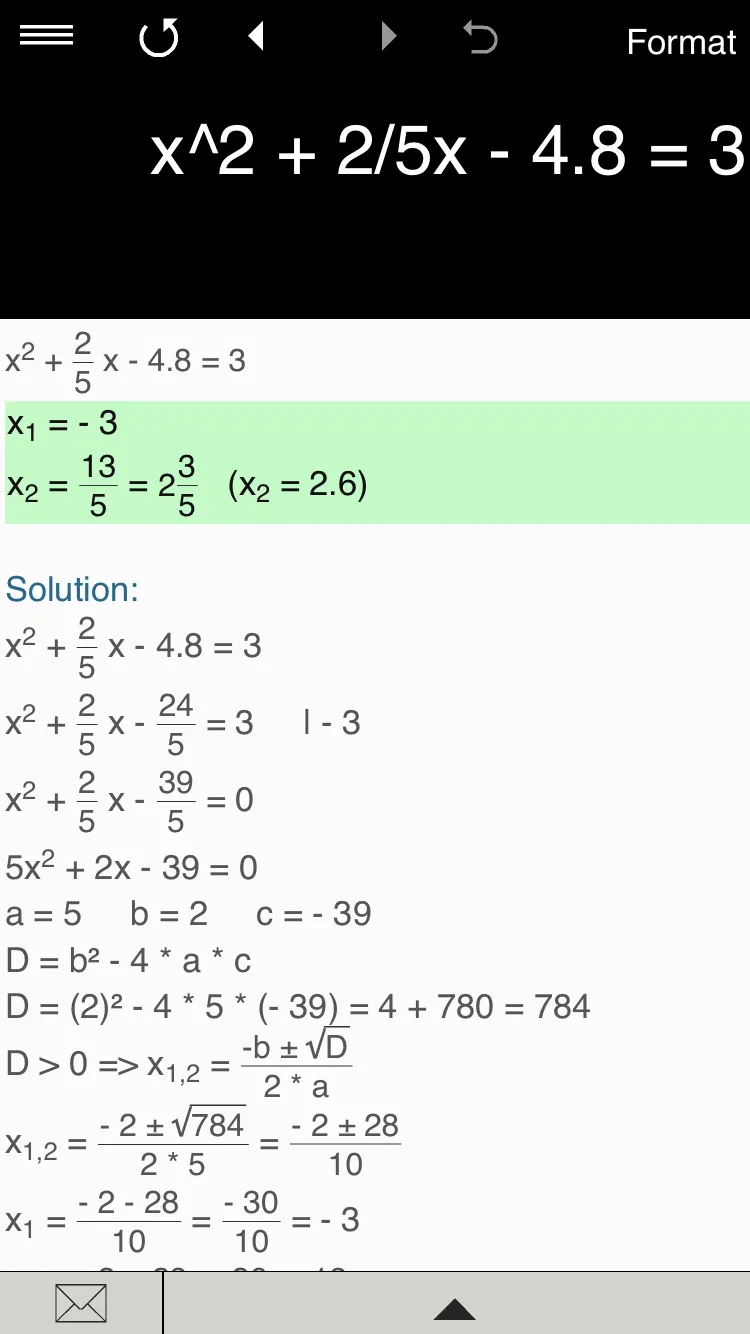 Equation Solver | Indus Appstore | Screenshot