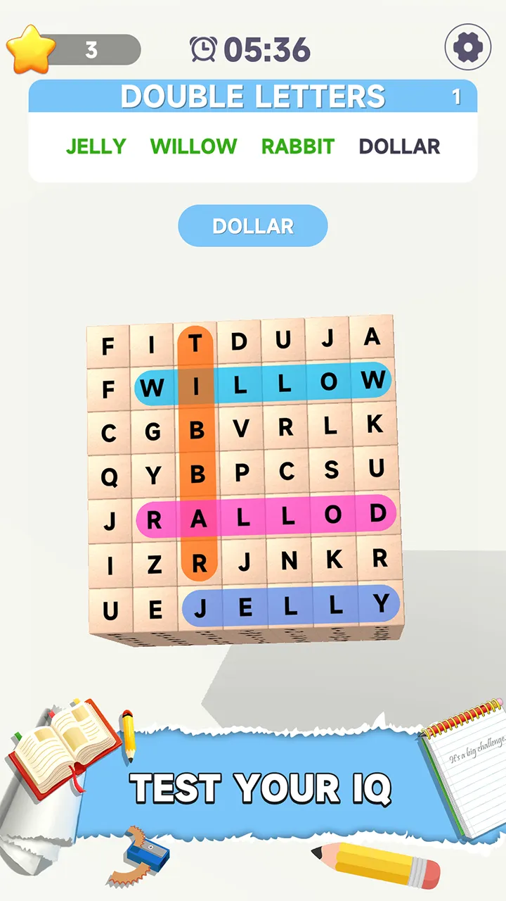 Word Search 3D Classic Puzzle | Indus Appstore | Screenshot