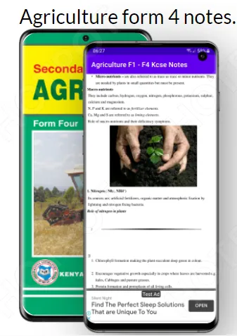 Agriculture: form 1 -  4 notes | Indus Appstore | Screenshot