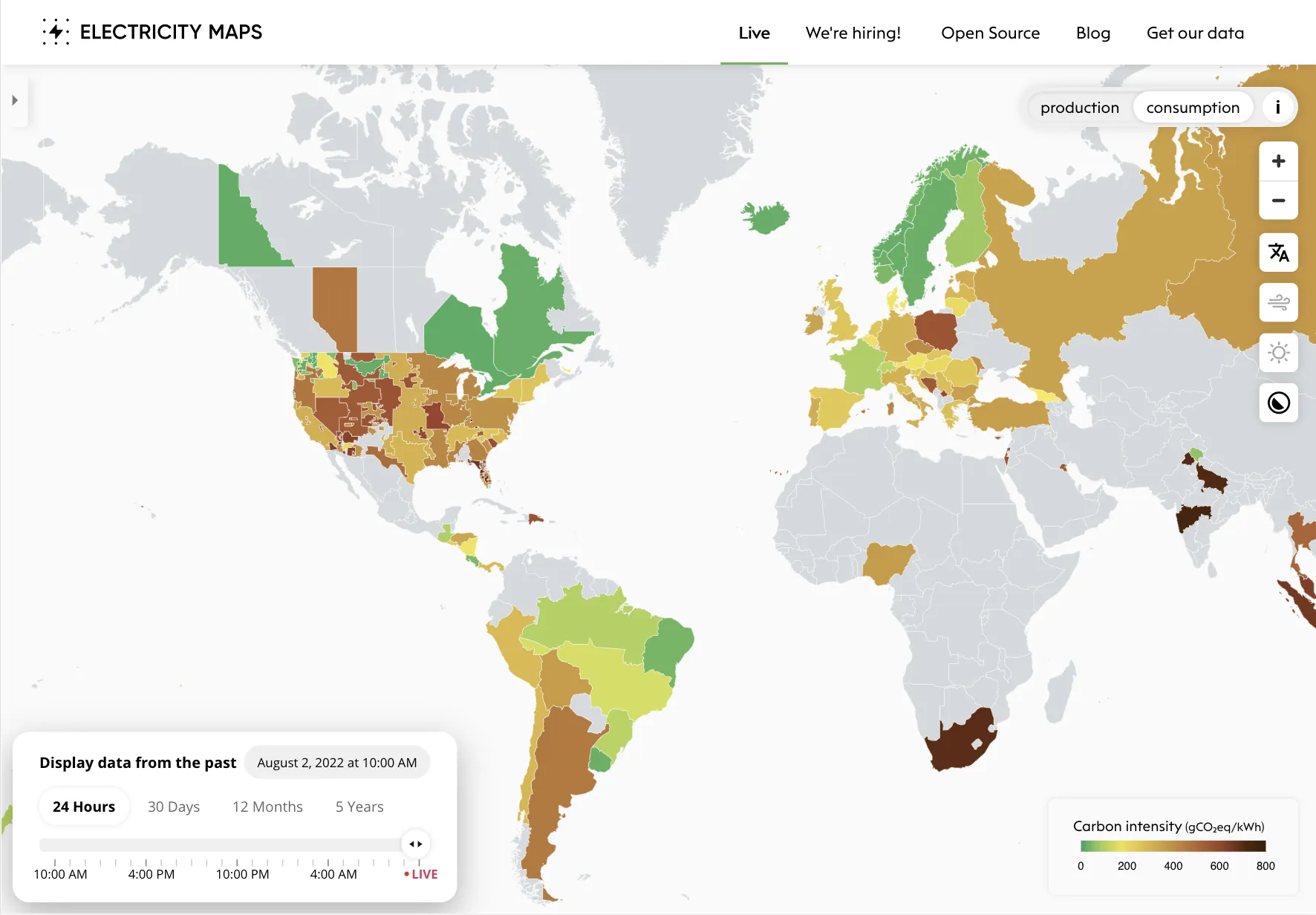 Electricity Maps | Indus Appstore | Screenshot