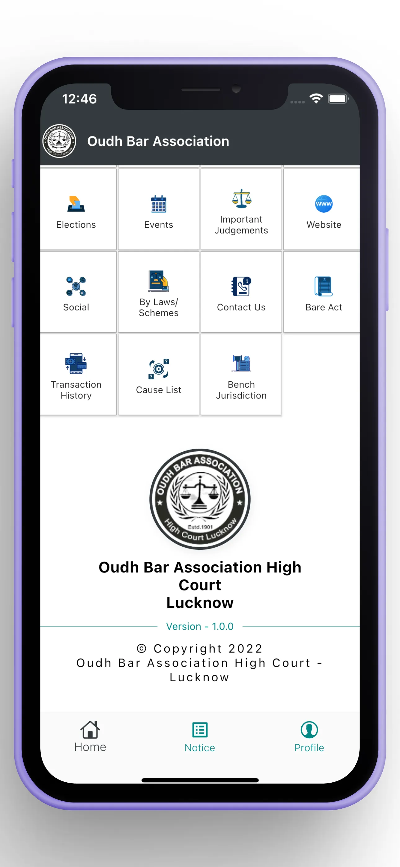 Oudh Bar Association | Indus Appstore | Screenshot