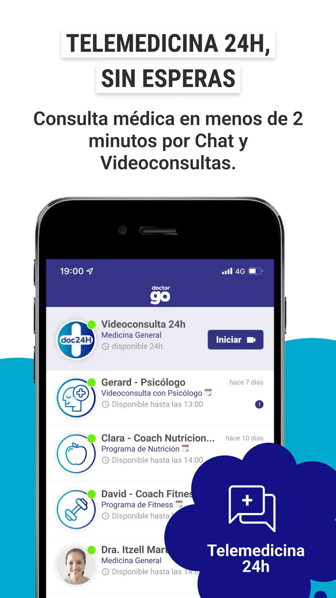 Telemedicina 24H DoctorGO | Indus Appstore | Screenshot