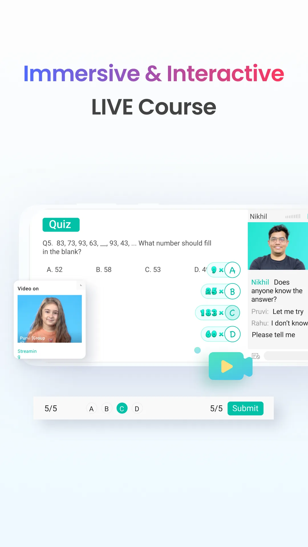 Oda Class: LIVE Learning App | Indus Appstore | Screenshot