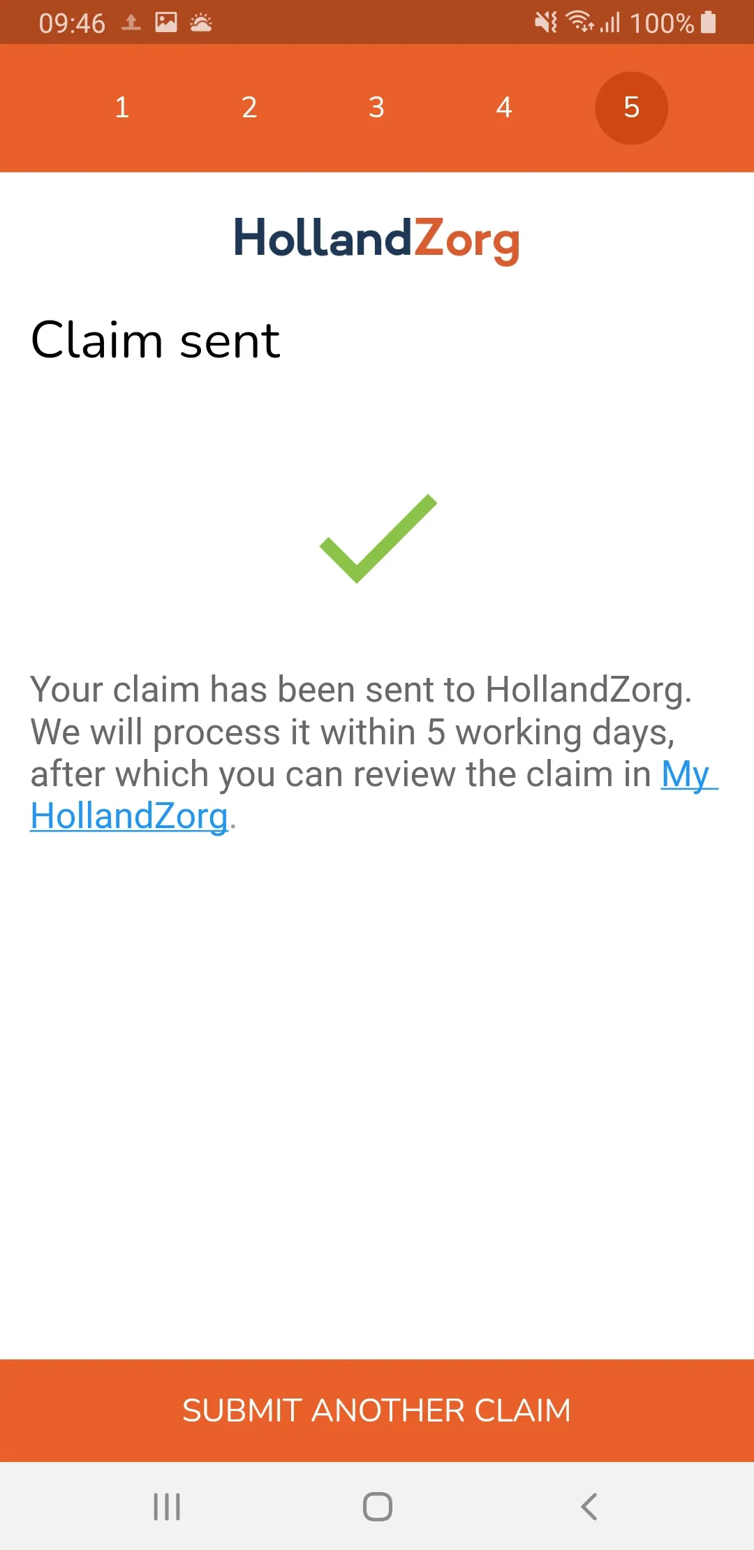 HollandZorg Claims App | Indus Appstore | Screenshot