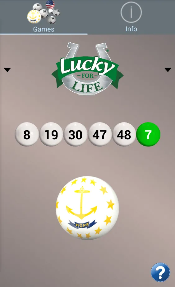 Rhode Island Lottery:Algorithm | Indus Appstore | Screenshot