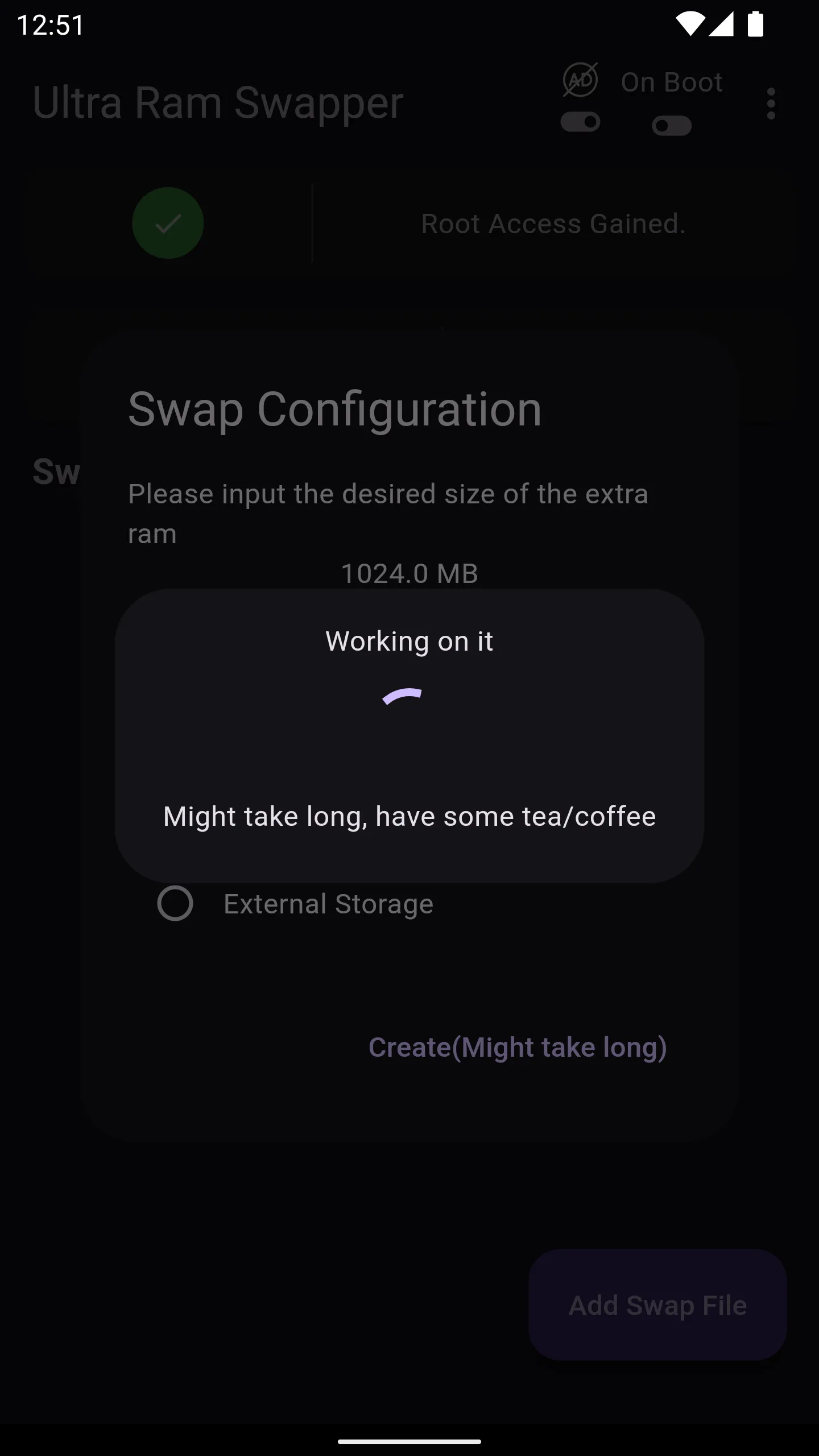 Ultra Ram Swapper | Indus Appstore | Screenshot