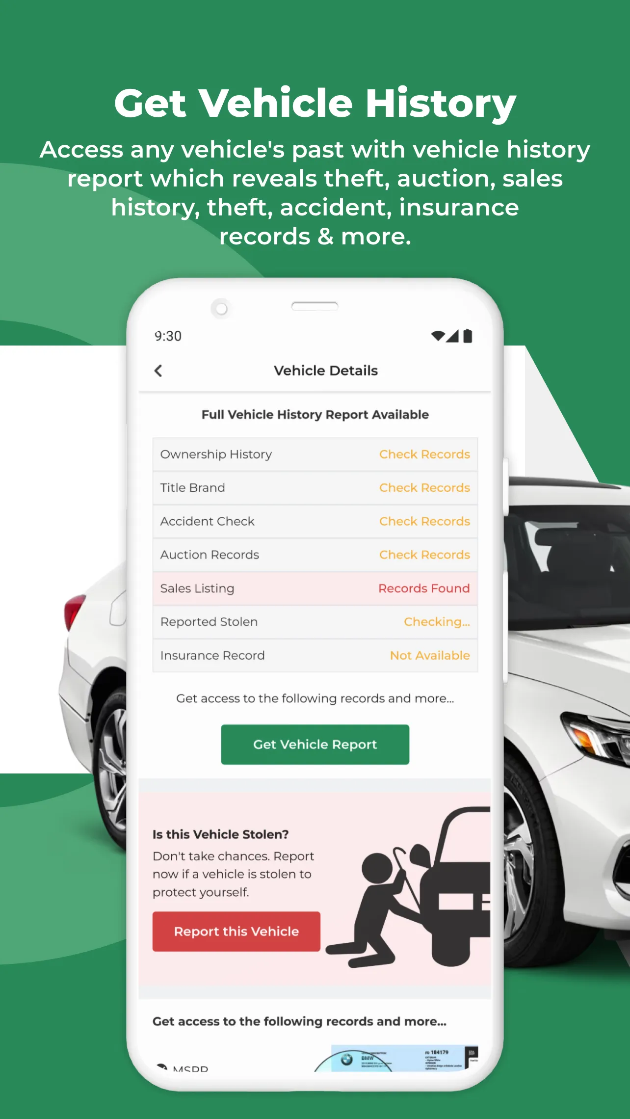 Chassis Number Check | Indus Appstore | Screenshot