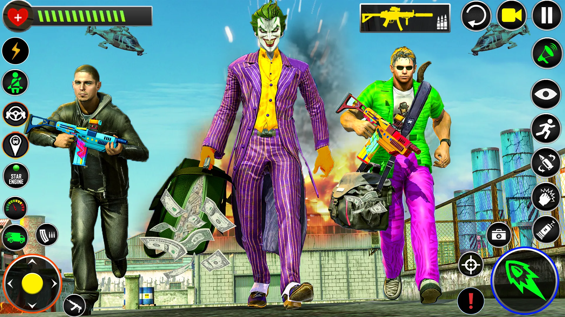 Killer Clown Bank Robbery Game | Indus Appstore | Screenshot