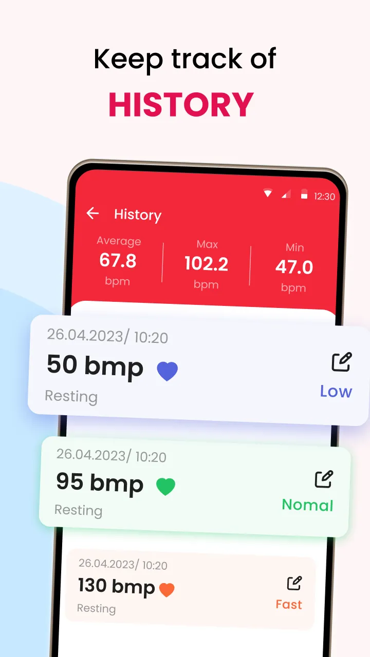 Heart Rate Monitor and Tracker | Indus Appstore | Screenshot