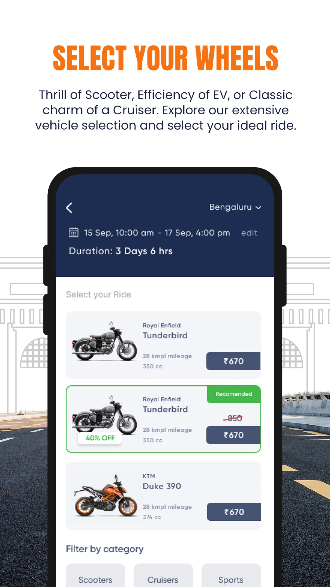 ONN - Bike Rentals | Indus Appstore | Screenshot