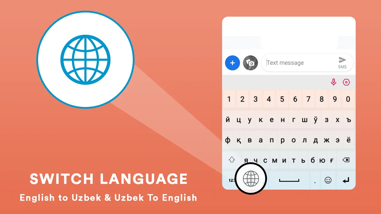 Uzbek English Keyboard App | Indus Appstore | Screenshot