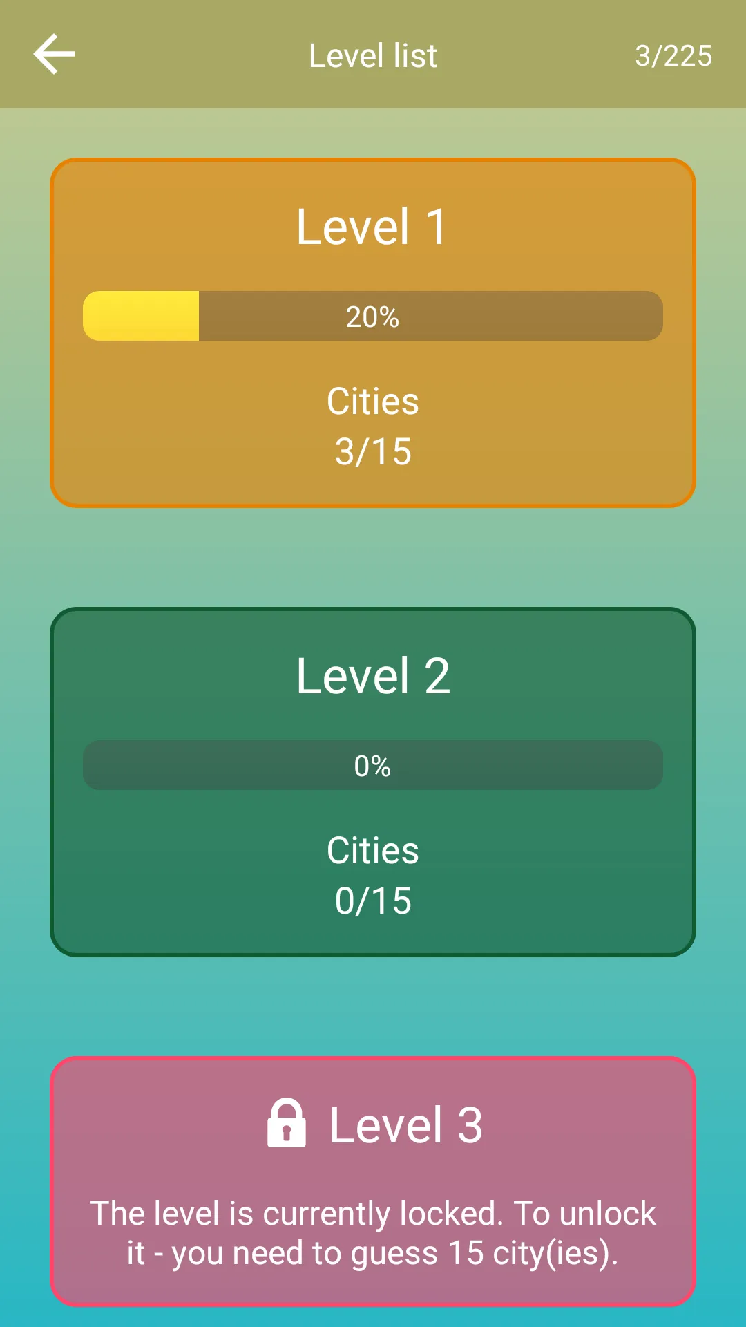 Cities of the World: Quiz-Game | Indus Appstore | Screenshot