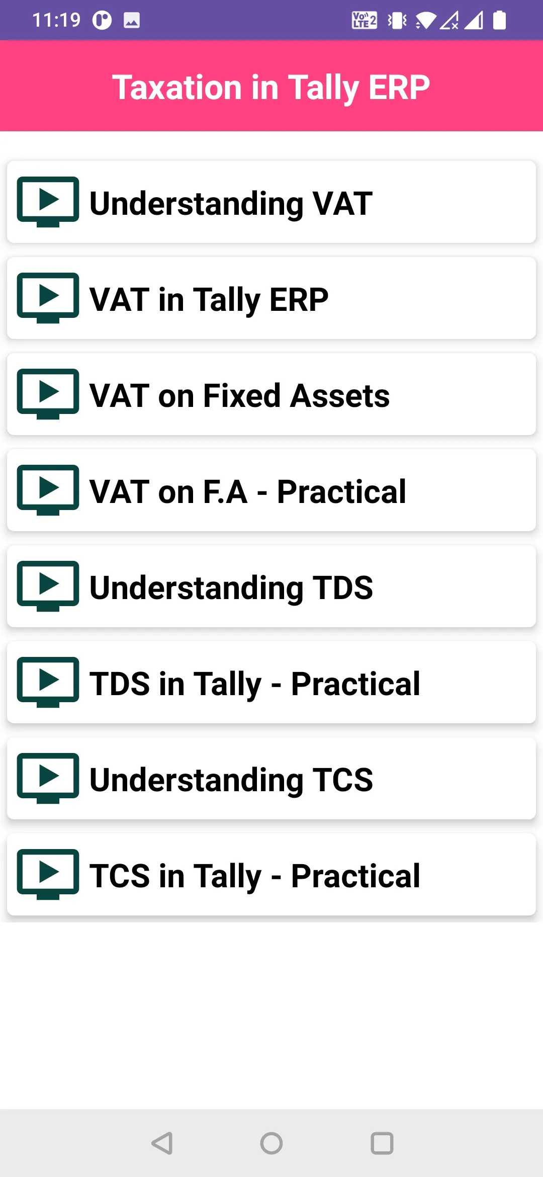 Tally ERP9 Training with GST | Indus Appstore | Screenshot