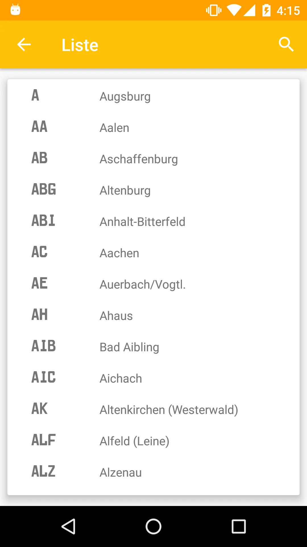 German License Plates | Indus Appstore | Screenshot