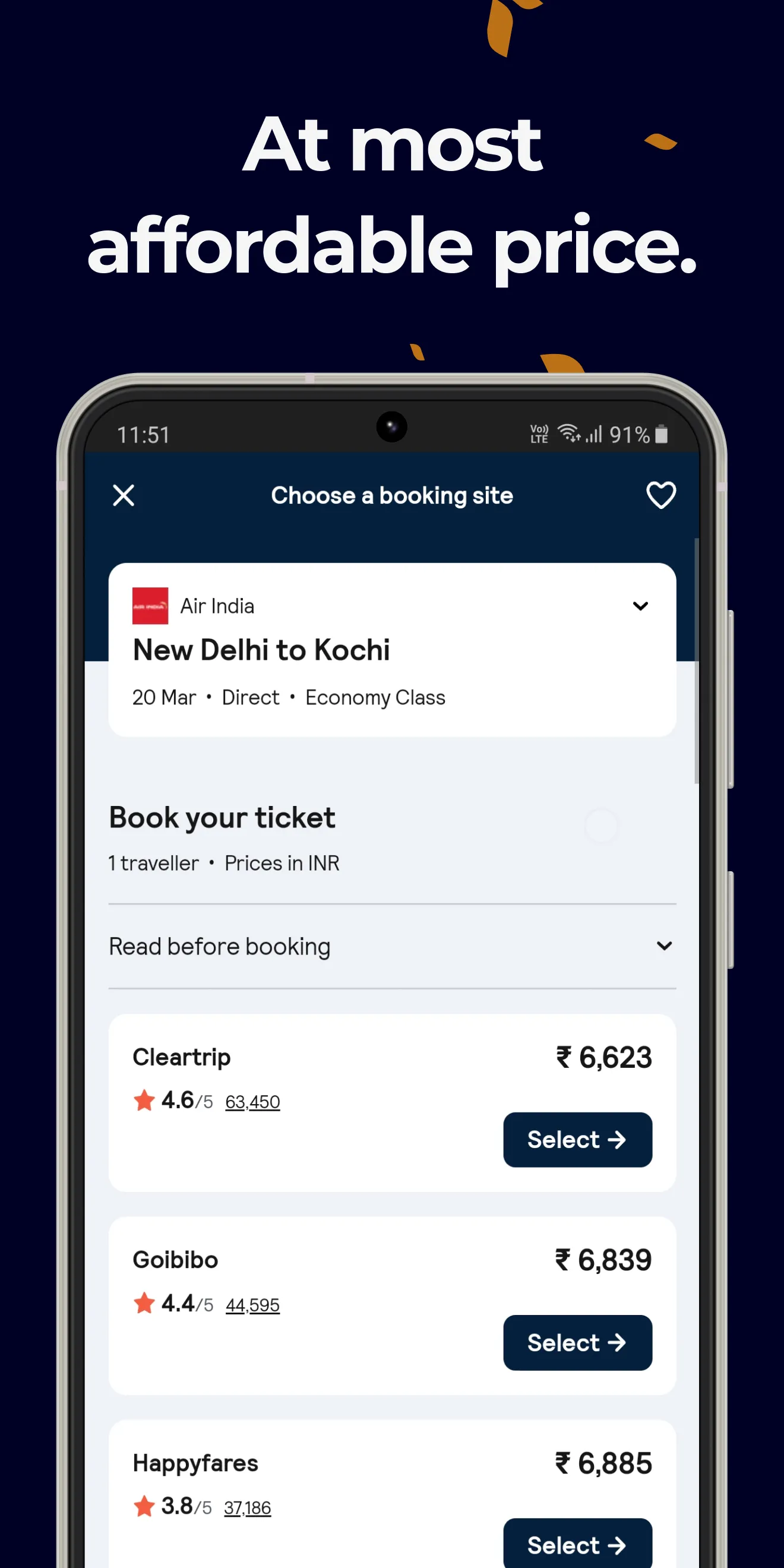 Last Minute Flights Tickets | Indus Appstore | Screenshot