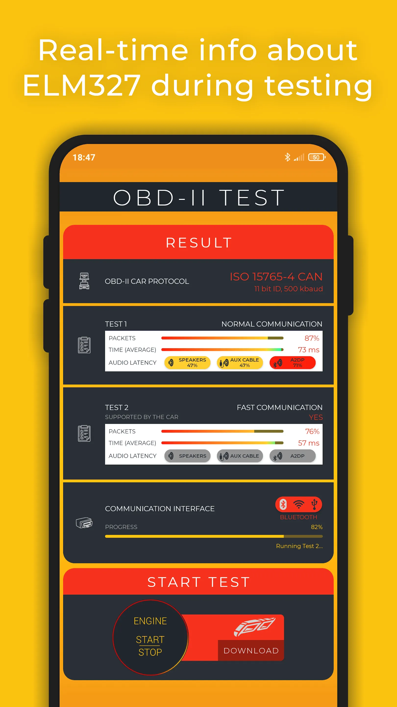 OBD2 Test (Potenza Drive) | Indus Appstore | Screenshot