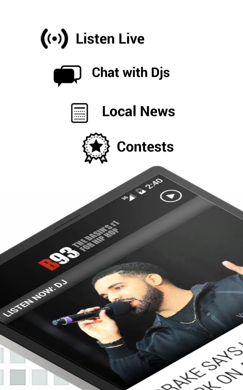 B93 - 432’s Hip Hop and R&B | Indus Appstore | Screenshot