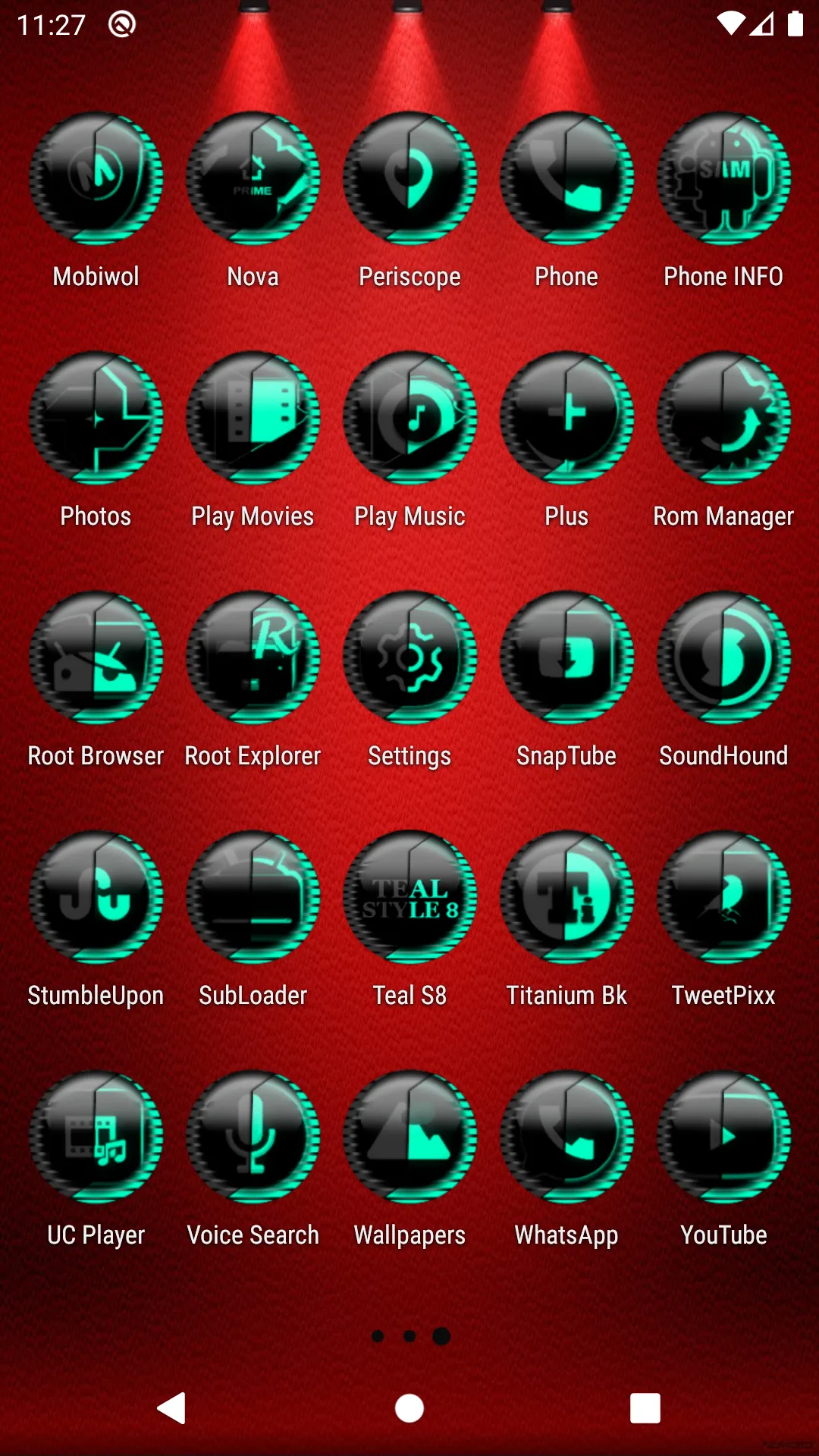 Teal Icon Pack Style 8 | Indus Appstore | Screenshot