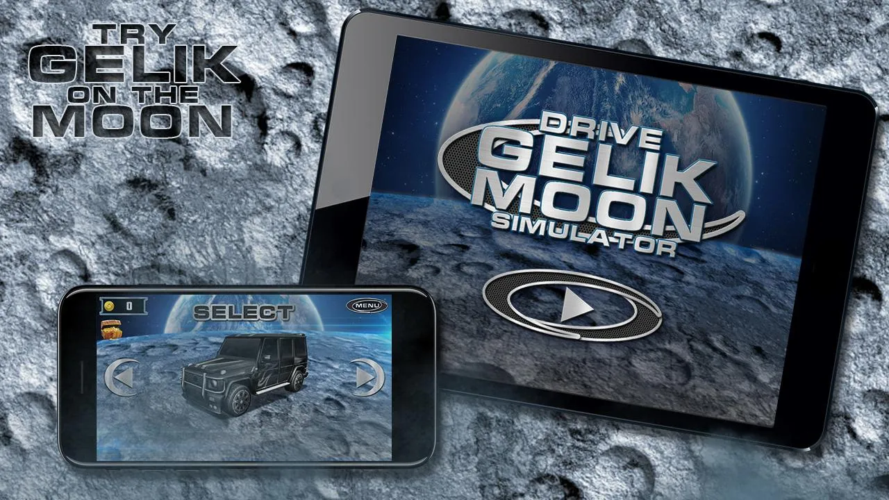 Drive Gelik Moon Simulator | Indus Appstore | Screenshot