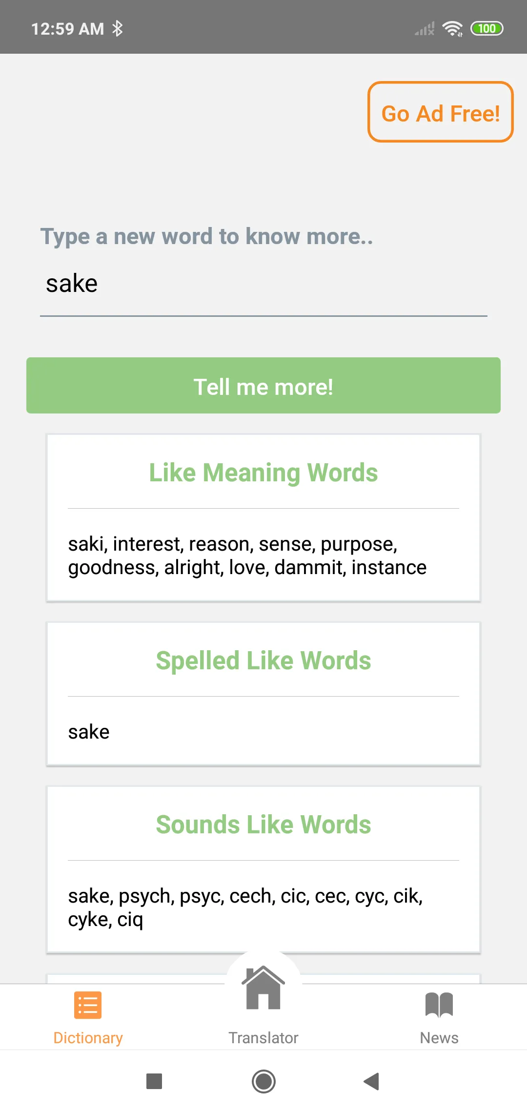 Maltese English Translator | Indus Appstore | Screenshot