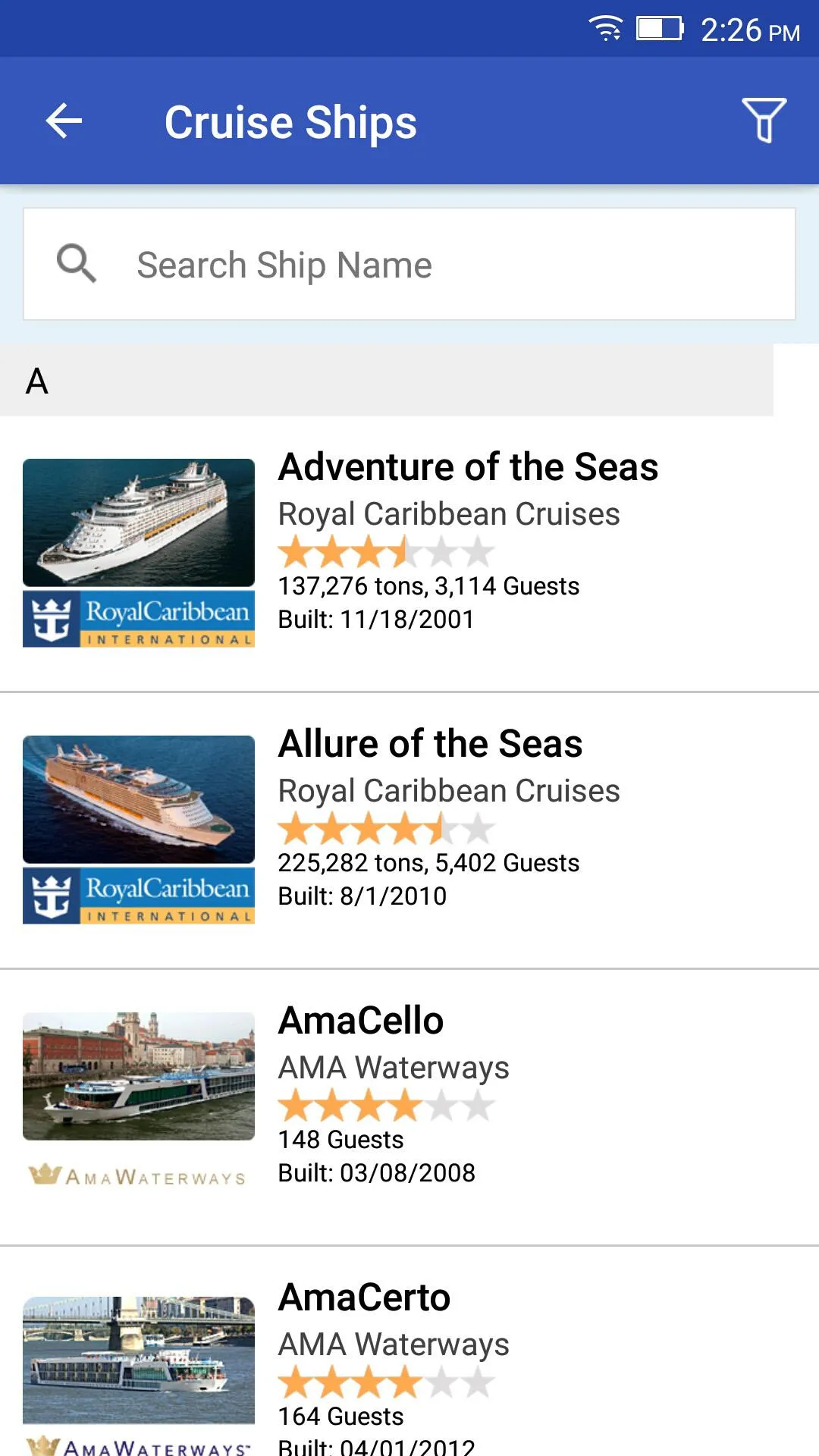 Cruise Finder - iCruise.com | Indus Appstore | Screenshot