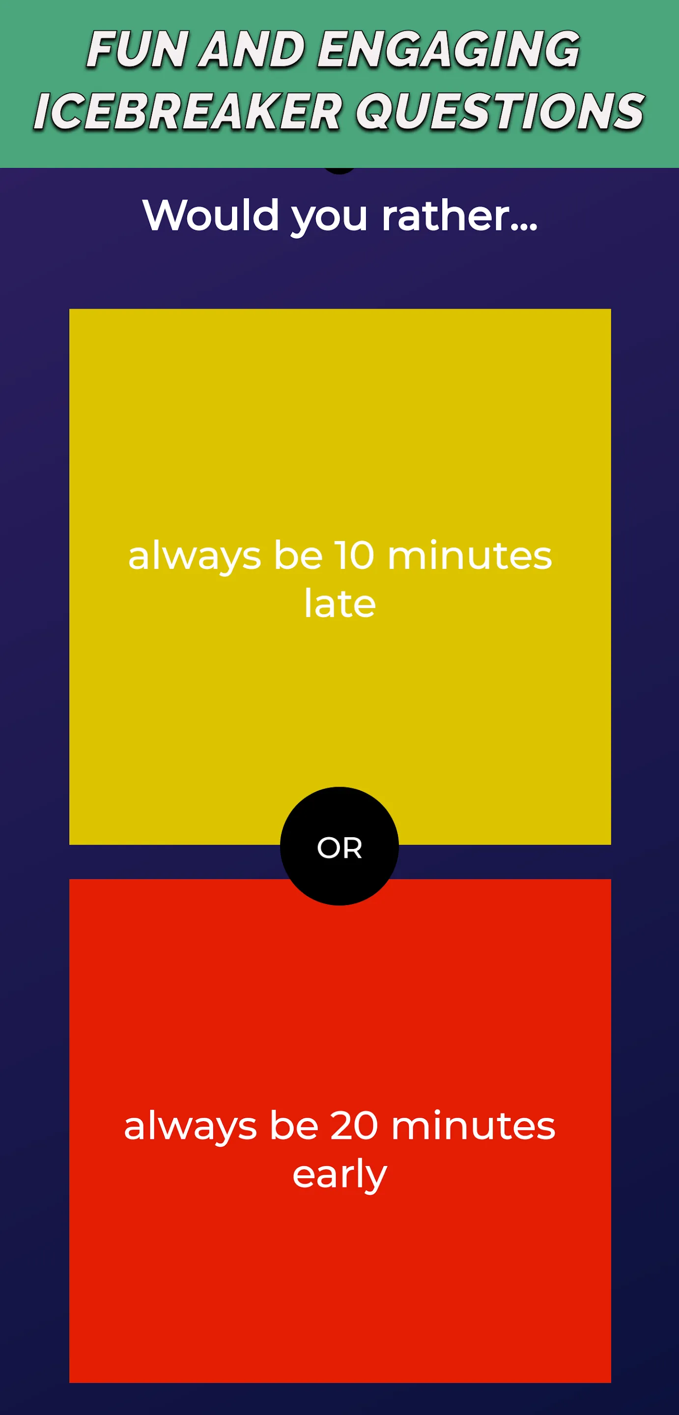 What Would You Choose? Rather | Indus Appstore | Screenshot