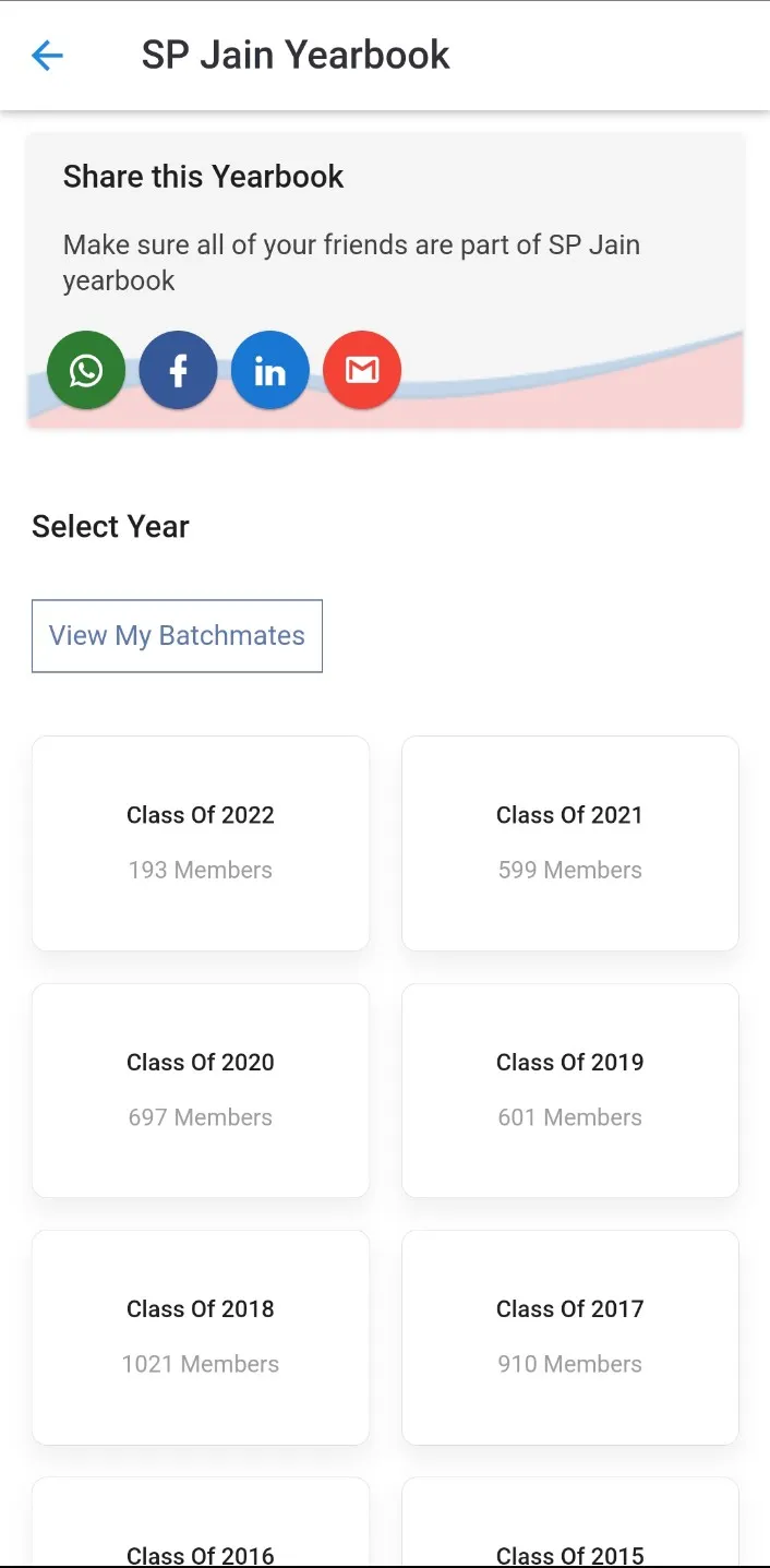 S P Jain Alumni | Indus Appstore | Screenshot