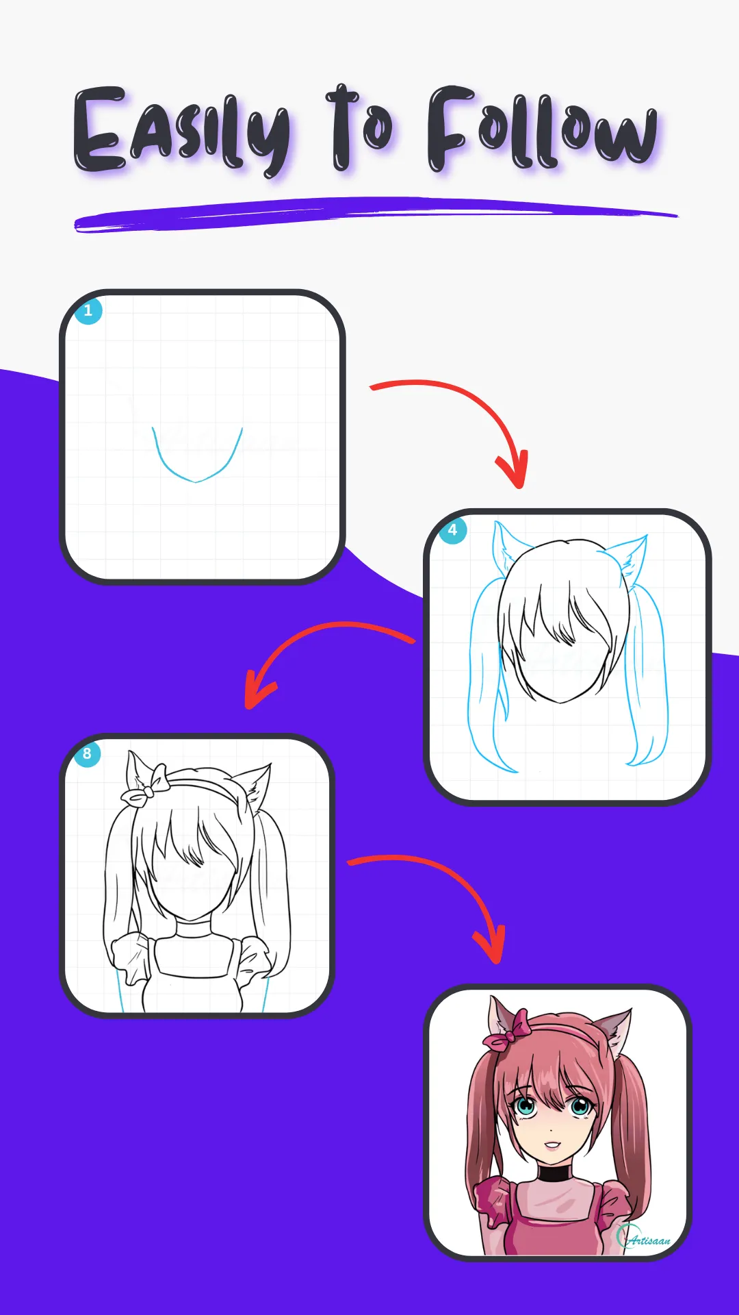 Learn to Draw Anime | Indus Appstore | Screenshot