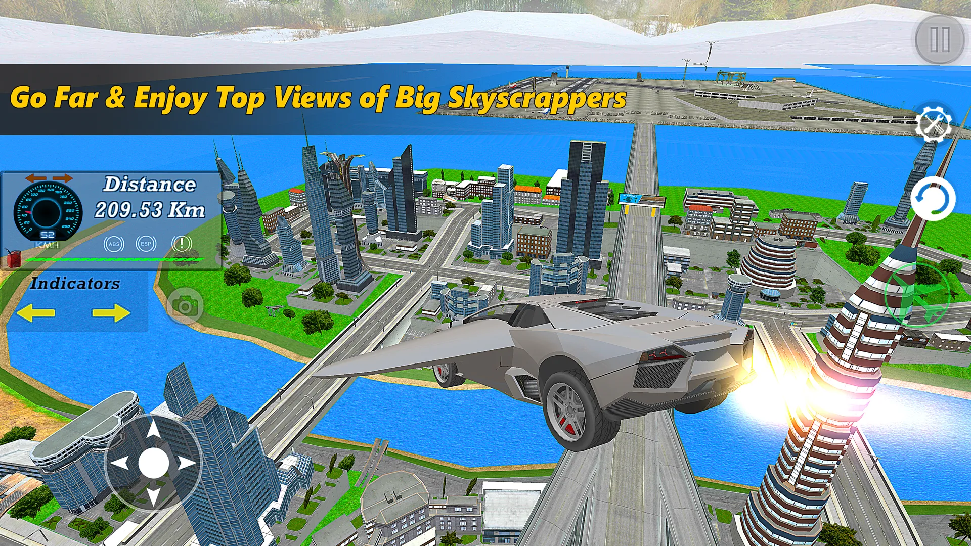 Real Flying Car Simulator | Indus Appstore | Screenshot