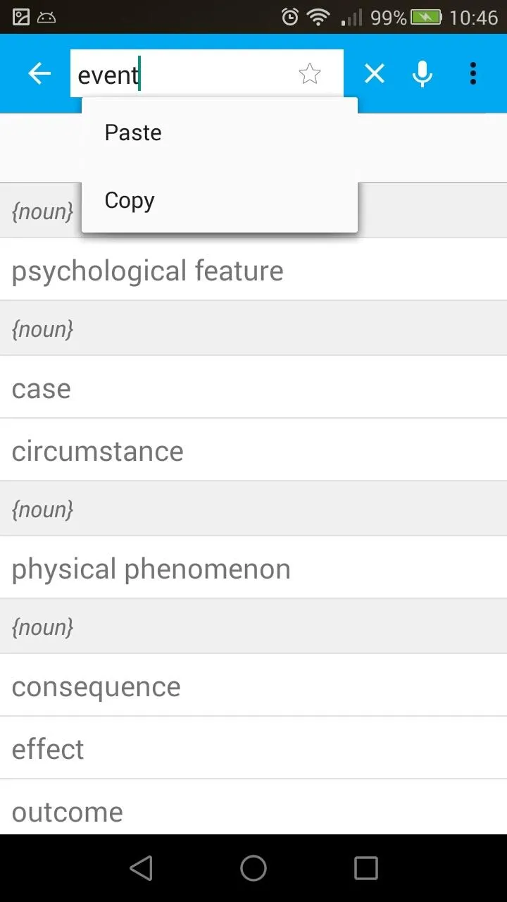 English Synonyms / Thesaurus | Indus Appstore | Screenshot