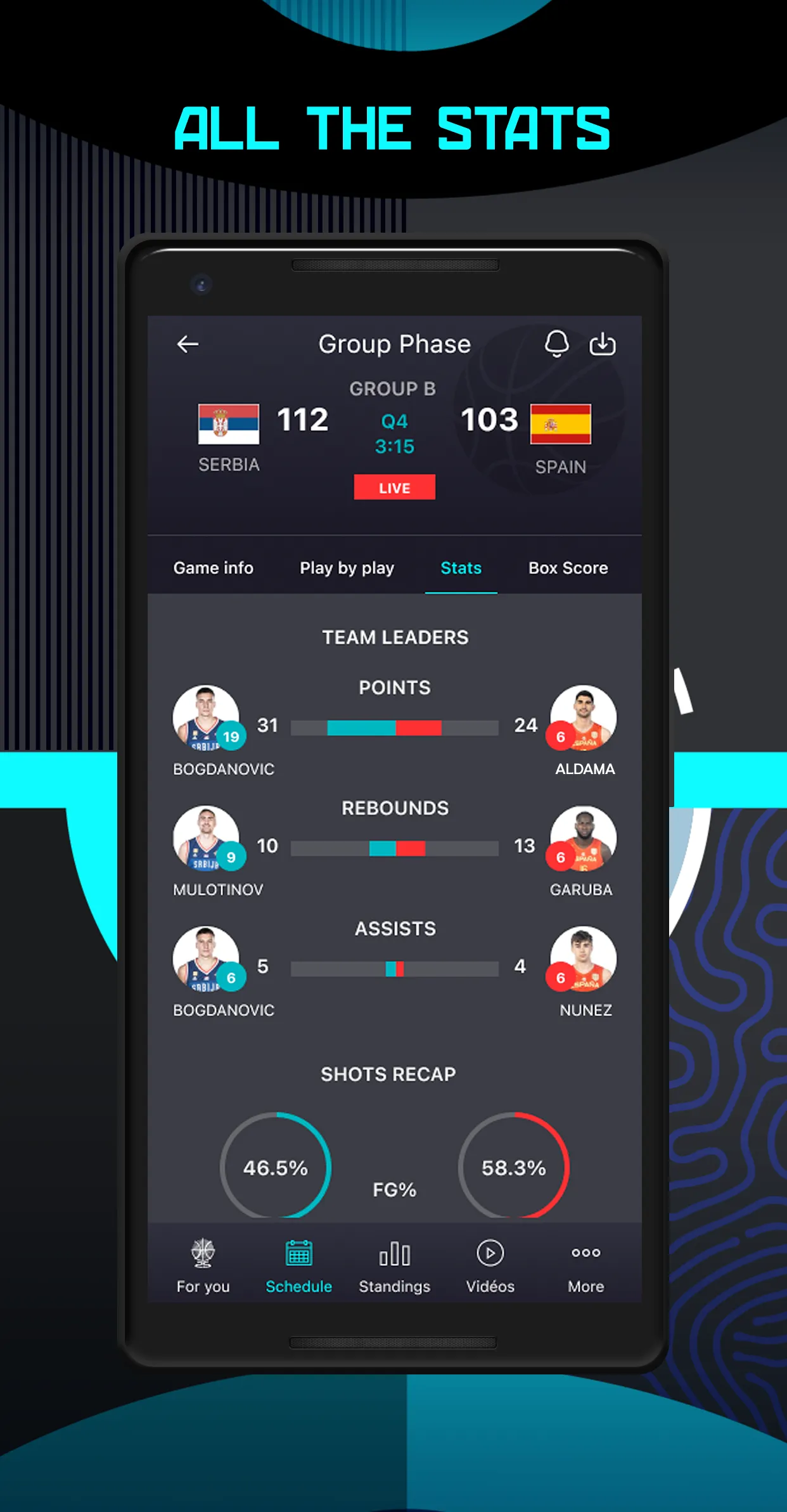 FIBA EuroBasket Qualifiers | Indus Appstore | Screenshot