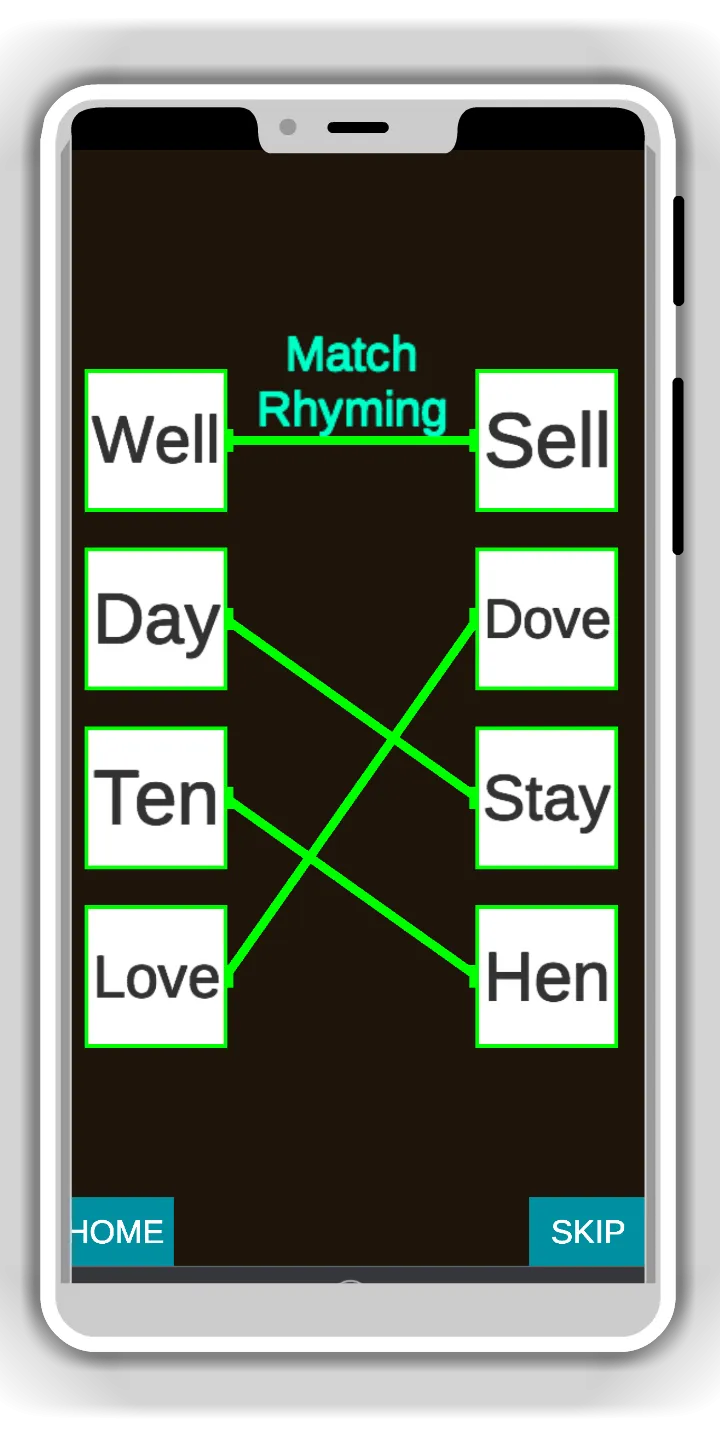 Match rhyming words | Indus Appstore | Screenshot