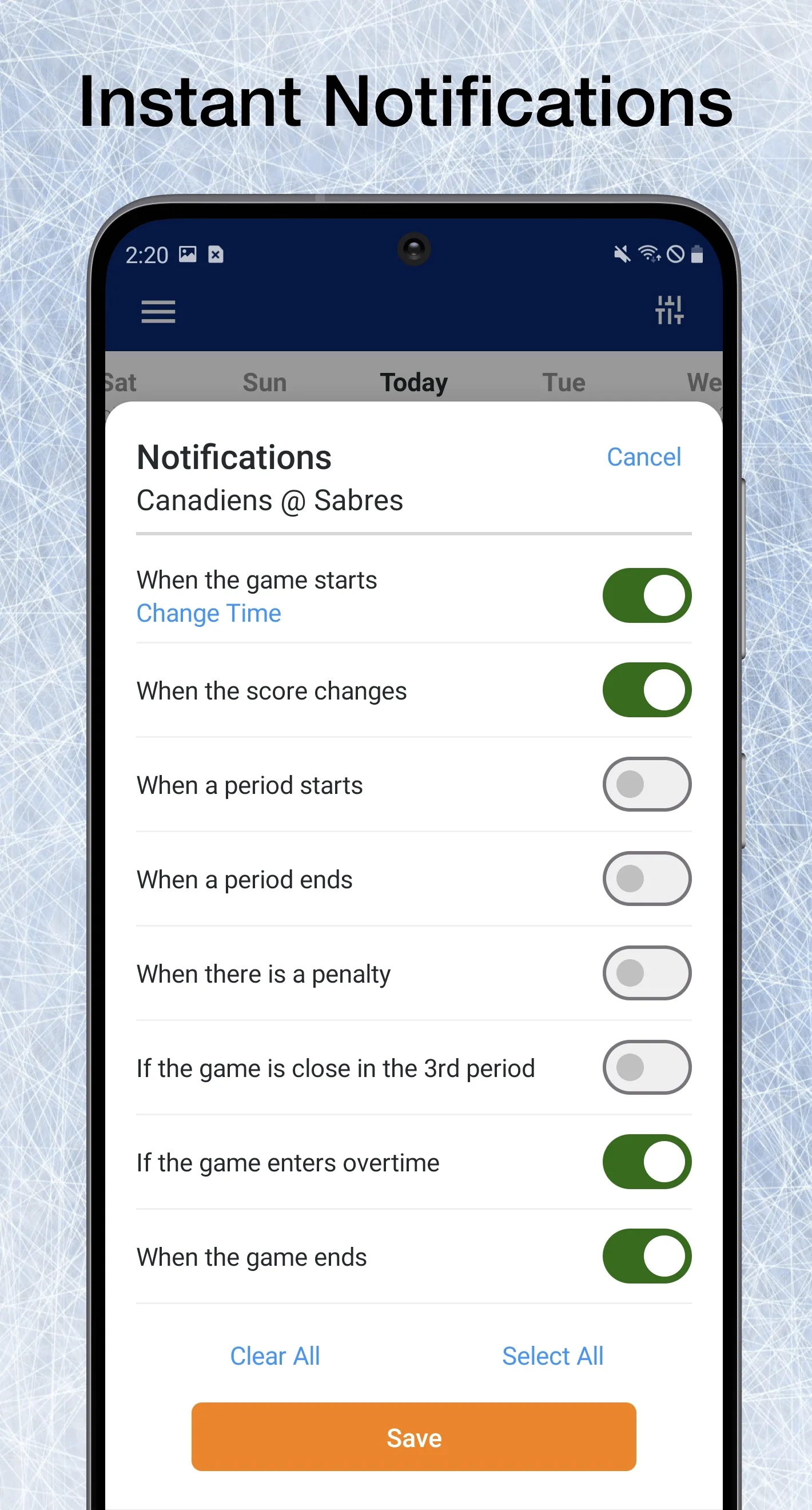 Scores App: NHL Hockey Scores | Indus Appstore | Screenshot