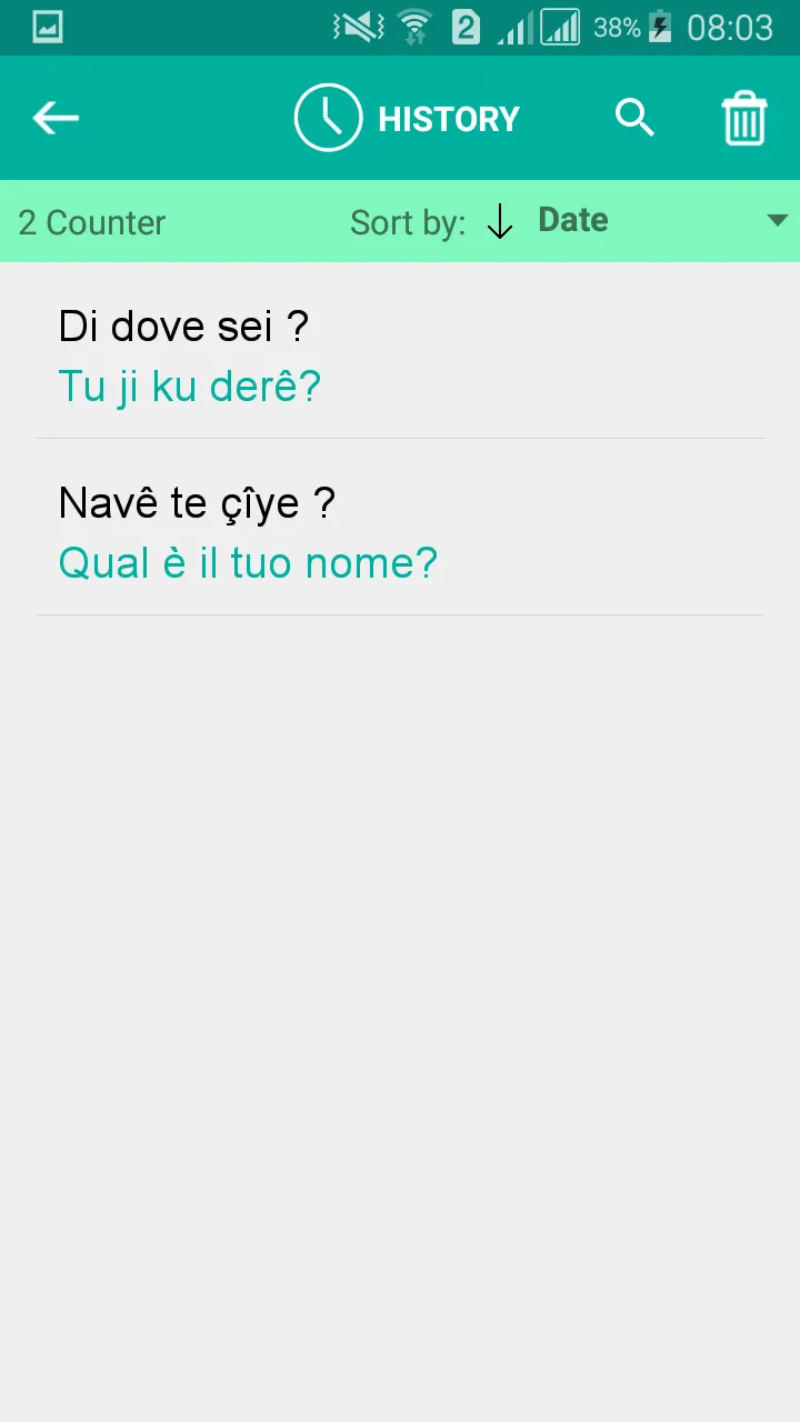 Kurdish Italian Translator | Indus Appstore | Screenshot