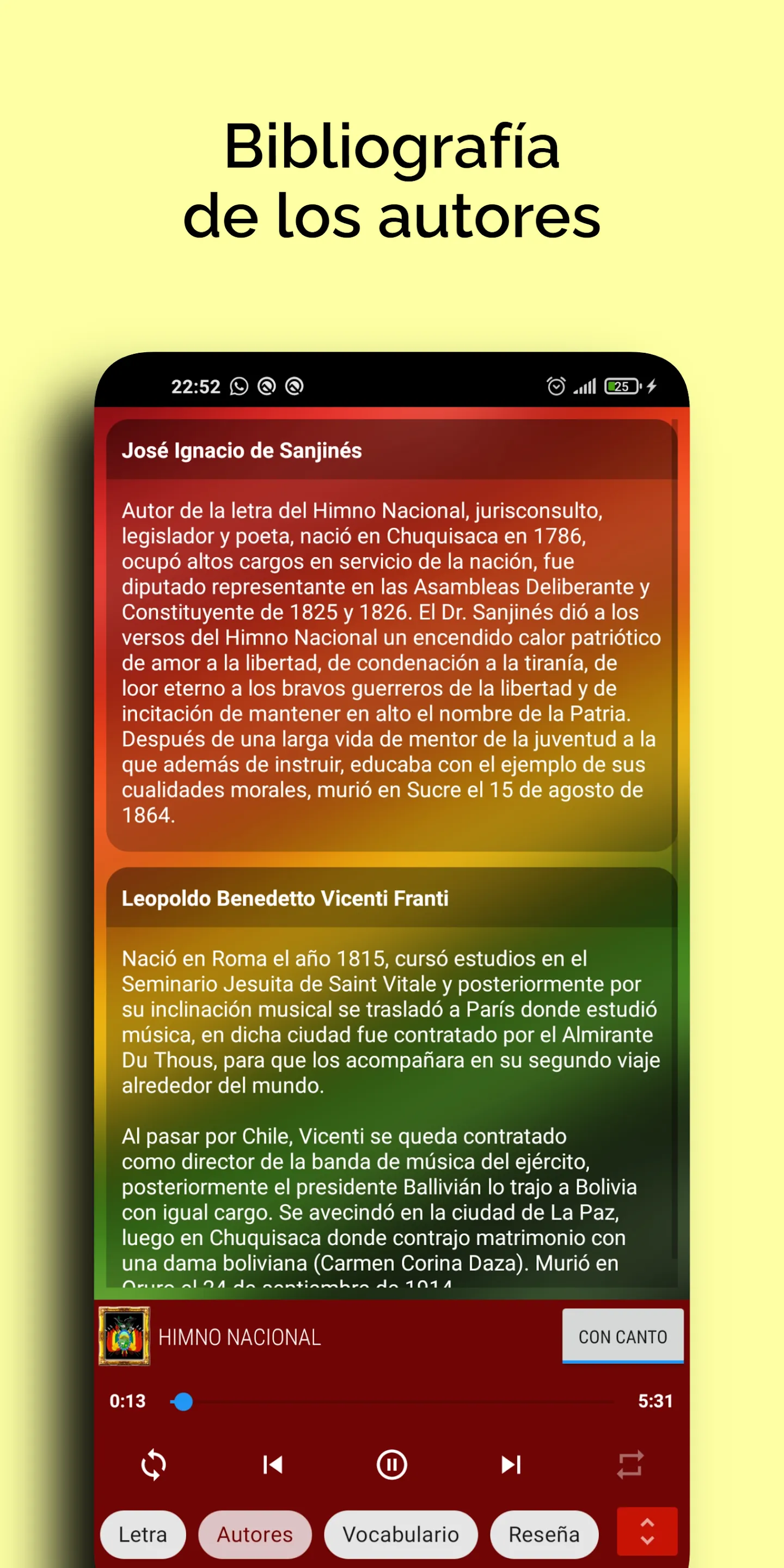 Cancionero Boliviano Completo | Indus Appstore | Screenshot