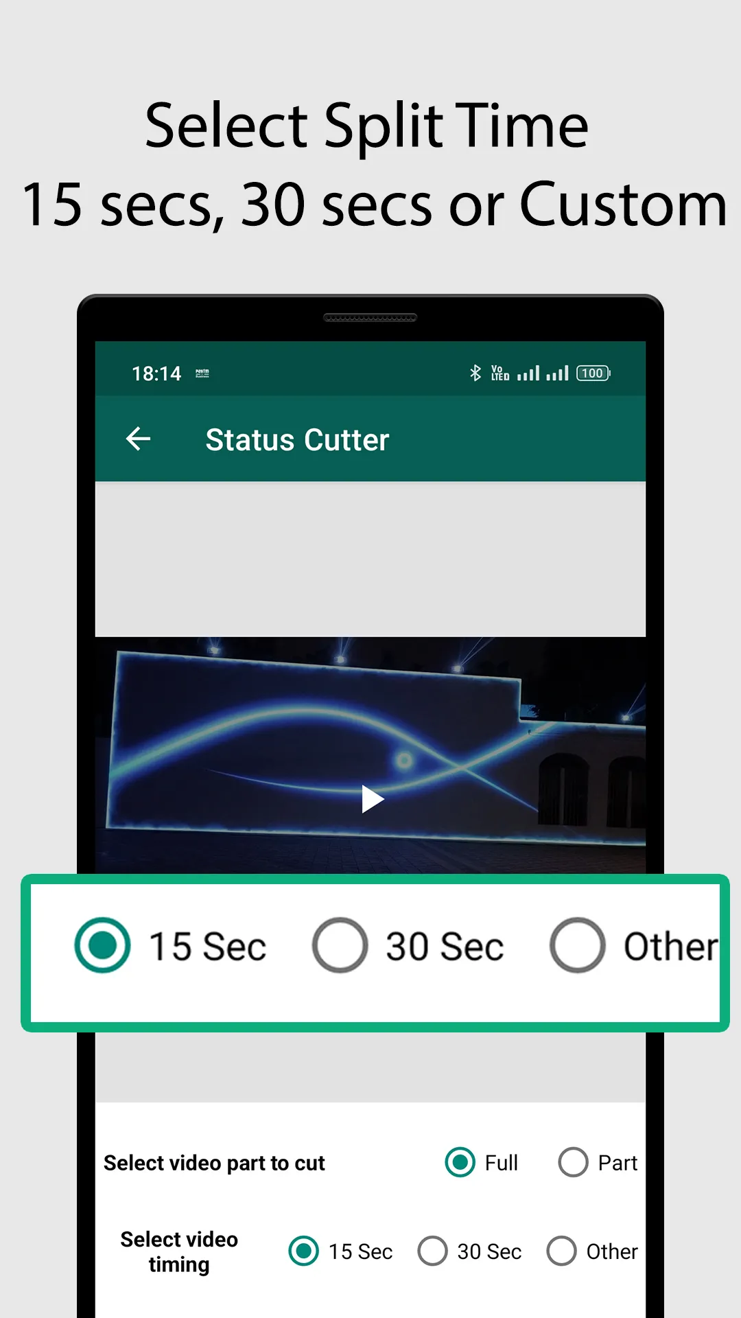 Video Status Cutter for WA | Indus Appstore | Screenshot