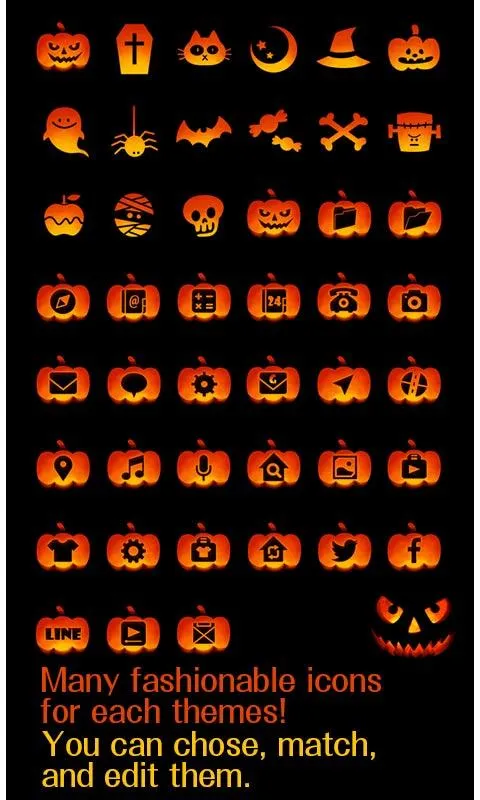 Funny Theme-Jack O' Lantern- | Indus Appstore | Screenshot